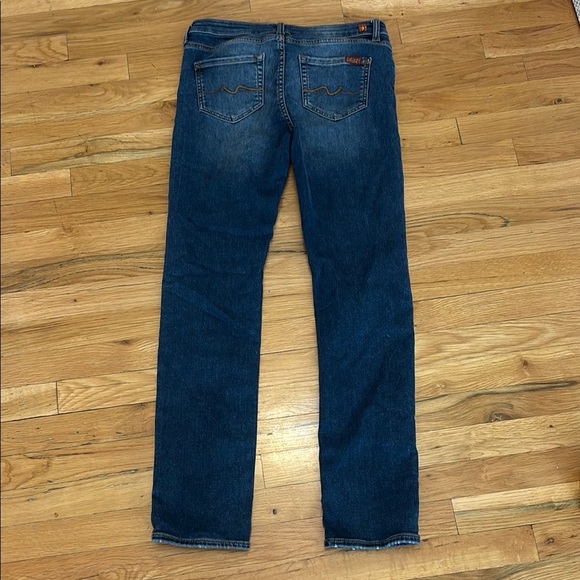 7 For All Mankind Boys Slimmy Blue Denim Jeans Size 14 - Picture 3 of 6